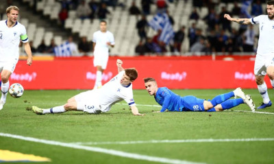 Ελλάδα-Φινλανδία: Με αυτoγκόλ-καραμπόλα σκόραρε η Εθνική (video, photos)