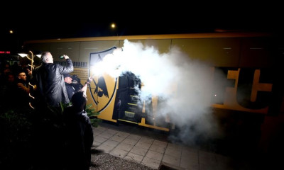 Αποθέωση για την ΑΕΚ στο Αγρίνιο (photos)