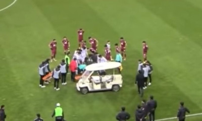 Σκληρές εικόνες: Ποδοσφαιριστής έσπασε τον αυχένα του! (VIDEO)