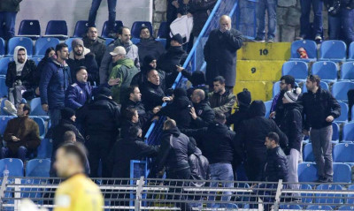 Ένταση και προσαγωγές μετά το Λαμία-ΠΑΟΚ (video, photos)