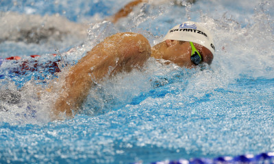 Γκραν πρι Χριστουγέννων: Πανελλήνιο ρεκόρ ο Κατραντζής στα 50μ. πεταλούδα