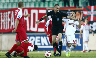 Ξάνθη-Ολυμπιακός: Νεύρα, διακοπή και αποβολή Ποντένσε! (photos, video)