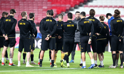 ΑΕΚ: Η προπόνηση στο Ντα Λουζ σε εικόνες (photos)
