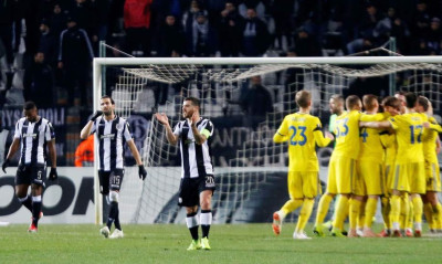 ΠΑΟΚ-ΜΠΑΤΕ 1-3: Εφιαλτική εικόνα, πικρός αποκλεισμός (photos, videos)