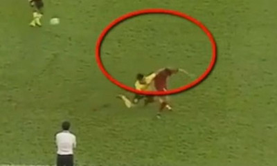 Απίθανο… μπουκέτο σε ποδοσφαιρικό αγώνα! (vid)