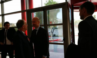 Αντιπροσωπεία της Μίλαν στο «Καραϊσκάκη» (vid)