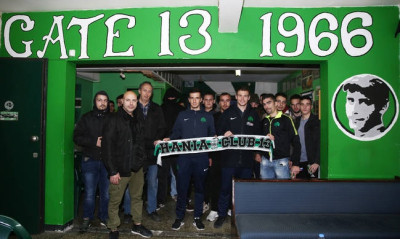 Παναθηναϊκός: Επισκέφθηκαν τη Θύρα 13 Χανίων Κολοβέτσιος και Θεοχάρης (photos)