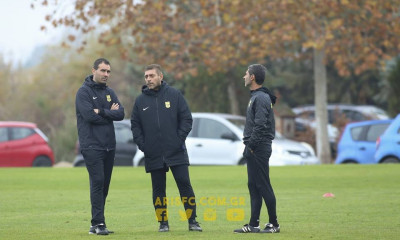 Άρης: Προπόνηση στα… χιόνια