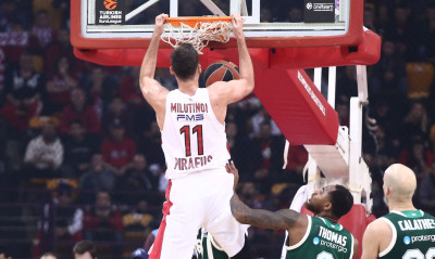 Ολυμπιακός: MVP της αγωνιστικής ο τρομερός Μιλουτίνοφ (video)