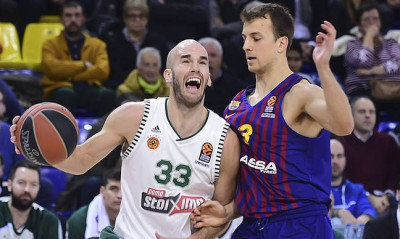 Μπαρτσελόνα-Παναθηναϊκός ΟΠΑΠ: Η «μαγική» πάσα του Καλάθη (video)