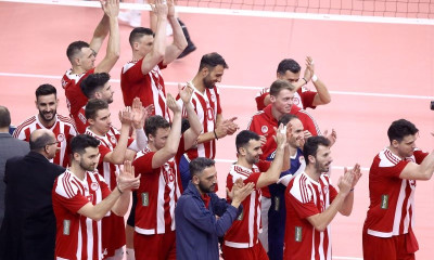 Ολυμπιακός: Επιβλητικά στα προημιτελικά του CEV Cup (photos)