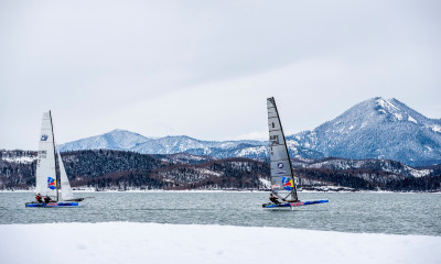 «Μαγευτικό» τοπίο σε προπόνηση ιστιοπλόων! (photos)