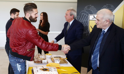 ΑΕΚ: Αυτά είπε ο Μελισσανίδης στους παίκτες εν όψει ΠΑΟΚ! (photos)