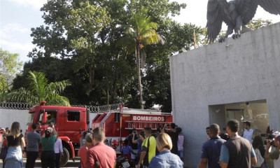 Ντοκουμέντο: Έτσι ξέσπασε η φωτιά στο προπονητικό της Φλαμένγκο (video)