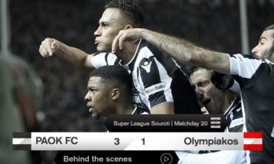 ΠΑΟΚ-Ολυμπιακός: Η παρακάμερα του «ασπρόμαυρου» θριάμβου (video+photos)