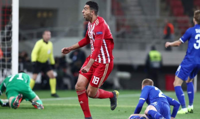 Ολυμπιακός-Ντιναμό Κιέβου: Γκολ ο Χασάν, πήρε «φωτιά» το «Καραϊσκάκης» (video)