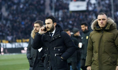 ΠΑΟΚ-Άρης: Ο Καρυπίδης «ντόπαρε» τους παίκτες μέσα στην Τούμπα!  (photos)