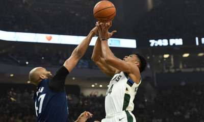 To double-double του Giannis με τους Τίμπεργουλβς (vid)