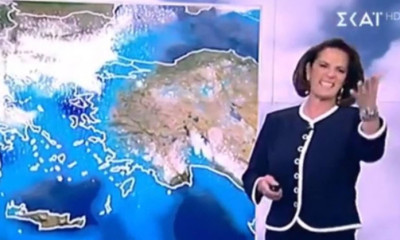 Καιρός: Η Χριστίνα Σούζη άρχισε να «σιχτιρίζει» ενώ ήταν στον αέρα (video)