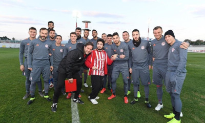 Ολυμπιακός-Άρης: Στο ΣΕΦ ο Γιάννης Αλαμπασύνης