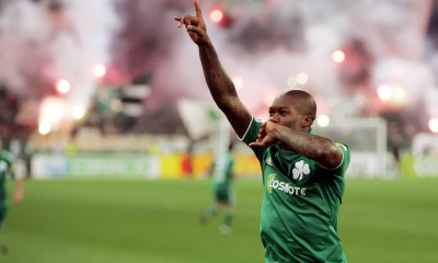 Παρών στο ΟΑΚΑ ο Τζιμπρίλ Σισέ για το Παναθηναϊκός-Ολυμπιακός (photo)