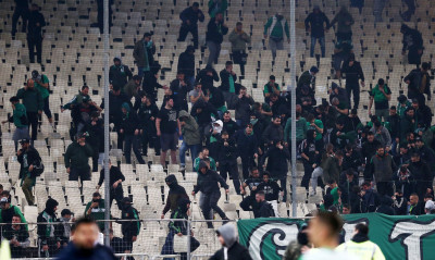 Παναθηναϊκός: Κινδυνεύει με ποινή-εξόντωσης για τα επεισόδια στο ΟΑΚΑ