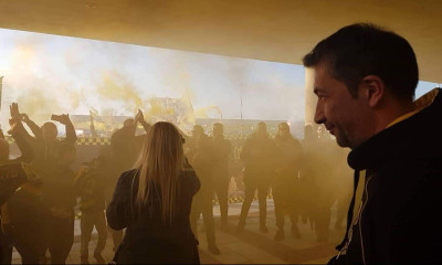 ΑΕΚ: Αποθεωτική υποδοχή στη Λήμνο! (photos)