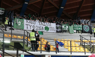 Αρμάνι Μιλάνο-Παναθηναϊκός ΟΠΑΠ: Πανό για τον Θανάση Γιαννακόπουλο (photo+videos)