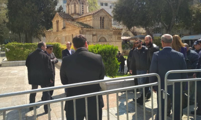 Στη Μητρόπολη για τον Θανάση Γιαννακόπουλο ο Βασίλης Σπανούλης (videos&photos)