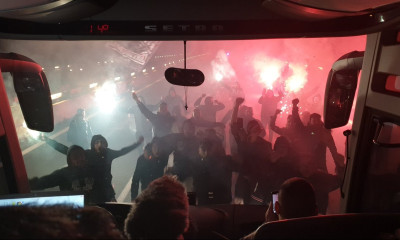 ΠΑΟΚ: «Μπλόκο» στην εθνική οδό από οπαδούς (video)