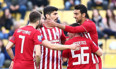 Παναιτωλικός-Ολυμπιακός: Έτσι το «κάρφωσε» ο Μασούρας (video)