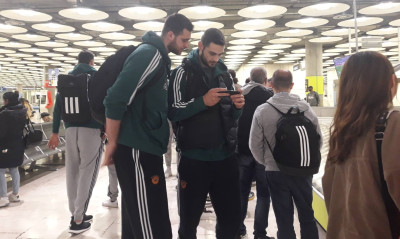 Παναθηναϊκός ΟΠΑΠ: Έφτασε στη Μαδρίτη για τις «μάχες» με την Ρεάλ (video+photos)