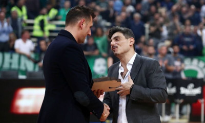 Παναθηναϊκός ΟΠΑΠ: Βράβευση και αποθέωση για Χατζηβρέττα (videos+photos)