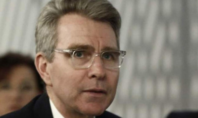 Ο Πρέσβης των ΗΠΑ στην τελετή έναρξης του ευρωπαϊκού πρωταθλήματος ΦΙΝΝ