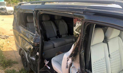 Σοκαριστικές εικόνες από το μοιραίο βαν που στοίχισε τη ζωή στον Σουράλ (video)