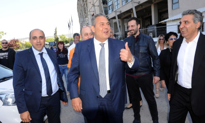 ΠΑΟΚ: Επίσκεψη Καμμένου στην Τούμπα (photos)