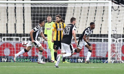 ΠΑΟΚ – ΑΕΚ: Το «κάρφωσε» με γκολάρα ο Άκπομ (video+photos)