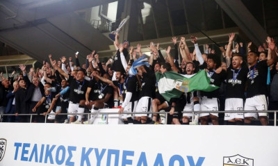 ΠΑΟΚ – ΑΕΚ: Ξέσπασαν οι νταμπλούχοι! (videos+photos)