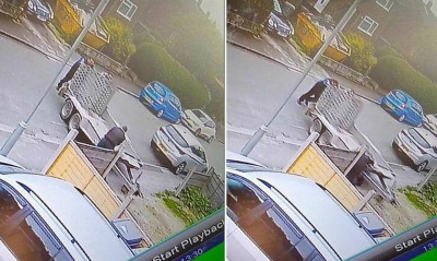 Τρέιλερ καταπλάκωσε άνδρα – Δεν διανοείστε πώς σώθηκε (video)