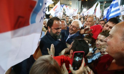 Ολυμπιακός: Στην κεντρική προεκλογική ομιλία Μώραλη στον Πειραιά ο Μαρινάκης (photos)