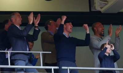 Ο πρίγκιπας Ουίλιαμ πανηγύρισε έξαλλα την άνοδο της Άστον Βίλα (vid)