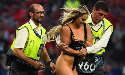 Έτσι οργανώθηκε η εισβολή της «καυτής» ξανθιάς στον τελικό του Τσάμπιονς Λιγκ (vid)