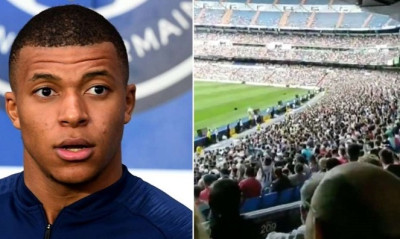 Ο Εμπαπέ έκλεψε την παράσταση στην παρουσίαση του Αζάρ (vid)