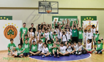 Παναθηναϊκός ΟΠΑΠ: Ο Νίκος Παππάς στο summer camp της PAO BC Academy (photos)