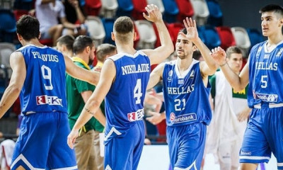 Στην 9η θέση η Εθνική Νέων Ανδρών