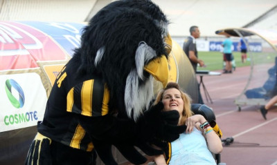 ΑΕΚ – Μπασάκσεχιρ: Στο ΟΑΚΑ και η Μυρτώ (photos)