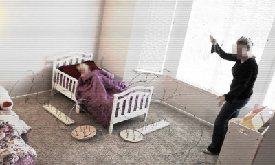 Δε φαντάζεστε τι βάζει αυτή η νταντά γύρω από το κρεβατάκι του μωρού για να μην κατέβει (vid)