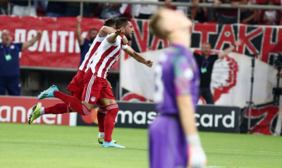 Ολυμπιακός-Κράσνονταρ: Πήρε «φωτιά» το Καραϊσκάκη με την γκολάρα του Γκέρερο! (photos&video)