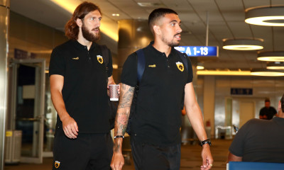 ΑΕΚ: Έφτασε Τραπεζούντα η αποστολή (photos+video)