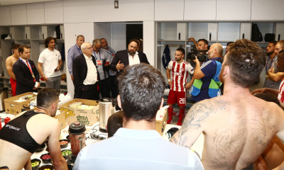 Ολυμπιακός: Η ομιλία του Μαρινάκη μετά τη νίκη επί της Κράσνονταρ (video)